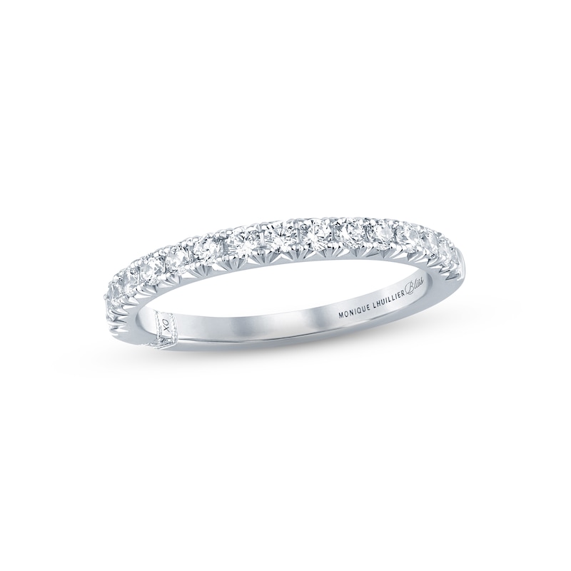 Monique Lhuillier Bliss Diamond Anniversary Band 1/2 ct tw Round-cut 18K White Gold