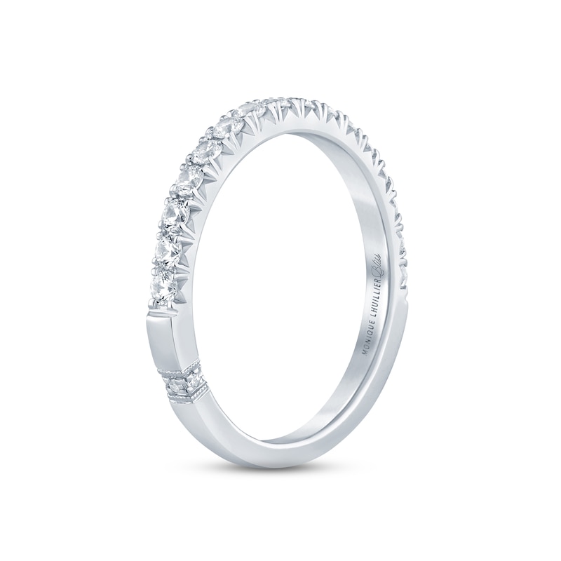Main Image 2 of Monique Lhuillier Bliss Diamond Anniversary Band 1/2 ct tw Round-cut 18K White Gold