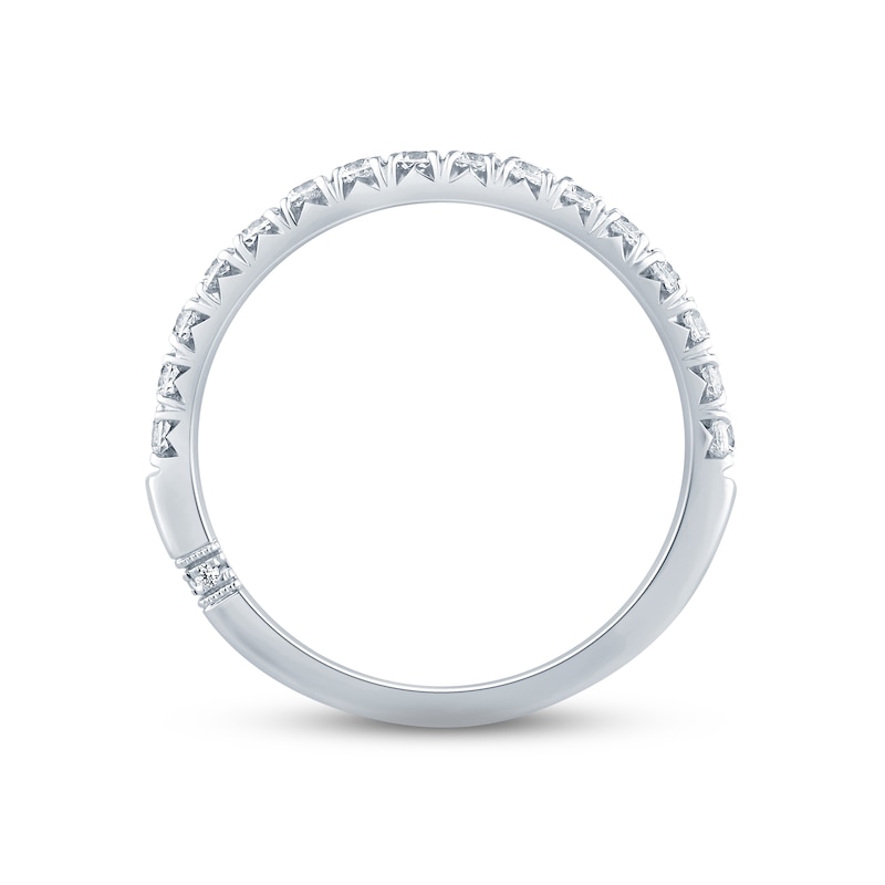 Main Image 3 of Monique Lhuillier Bliss Diamond Anniversary Band 1/2 ct tw Round-cut 18K White Gold