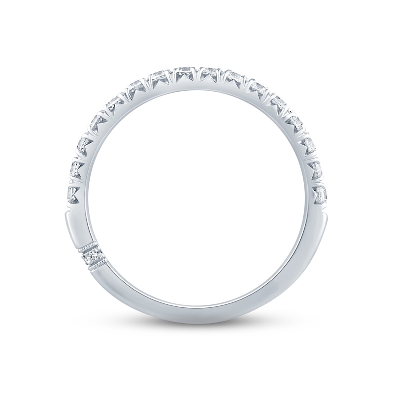 Monique Lhuillier Bliss Diamond Anniversary Band 1/2 ct tw Round-cut 18K White Gold