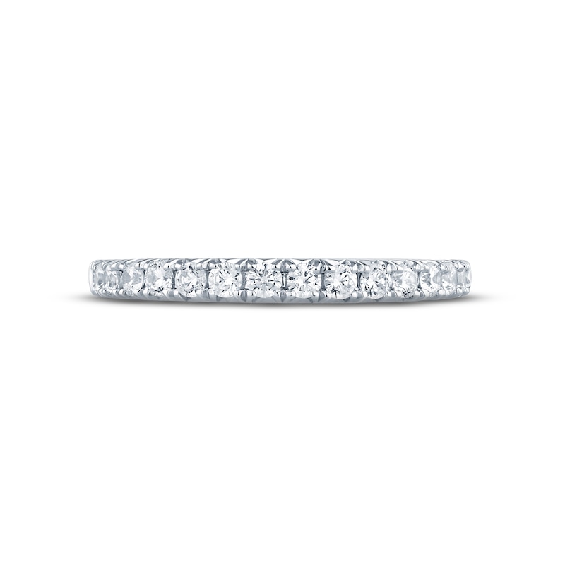 Monique Lhuillier Bliss Diamond Anniversary Band 1/2 ct tw Round-cut 18K White Gold