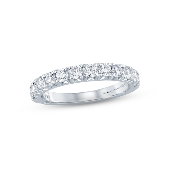 Monique Lhuillier Bliss Diamond Anniversary Band 1 ct tw Round-cut 18K White Gold