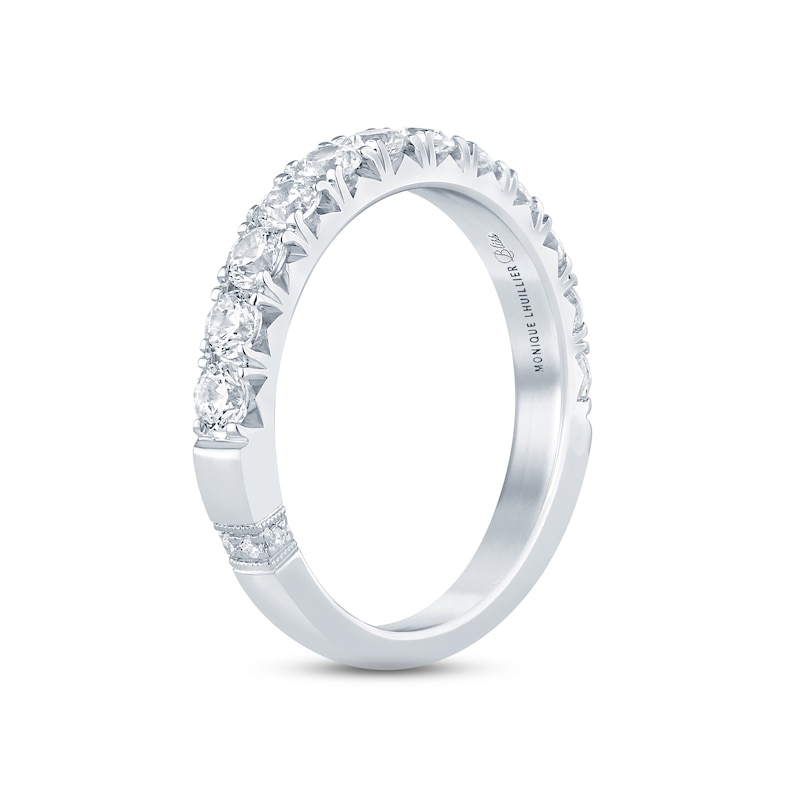 Main Image 2 of Monique Lhuillier Bliss Diamond Anniversary Band 1 ct tw Round-cut 18K White Gold