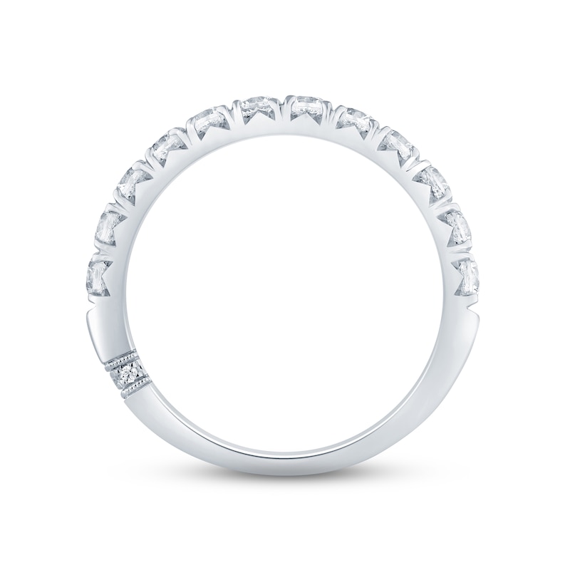 Main Image 3 of Monique Lhuillier Bliss Diamond Anniversary Band 1 ct tw Round-cut 18K White Gold