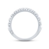Thumbnail Image 3 of Monique Lhuillier Bliss Diamond Anniversary Band 1-1/2 ct tw Round-cut 18K White Gold