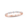Thumbnail Image 0 of Monique Lhuillier Bliss Diamond Anniversary Band 1/3 ct tw Round & Pear-shaped 18K Rose Gold