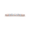 Thumbnail Image 3 of Monique Lhuillier Bliss Diamond Anniversary Band 1/3 ct tw Round & Pear-shaped 18K Rose Gold