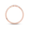 Thumbnail Image 3 of Monique Lhuillier Bliss Diamond Anniversary Band 1/4 ct tw Marquise & Round-cut 18K Rose Gold