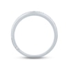 Thumbnail Image 3 of Monique Lhuillier Bliss Men's Diamond Wedding Band 1/2 ct tw Marquise & Round-cut 18K White Gold
