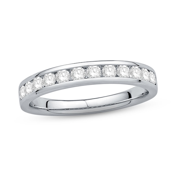 Diamond Anniversary Band 1/2 ct tw Round-cut ct tw 18K White Gold