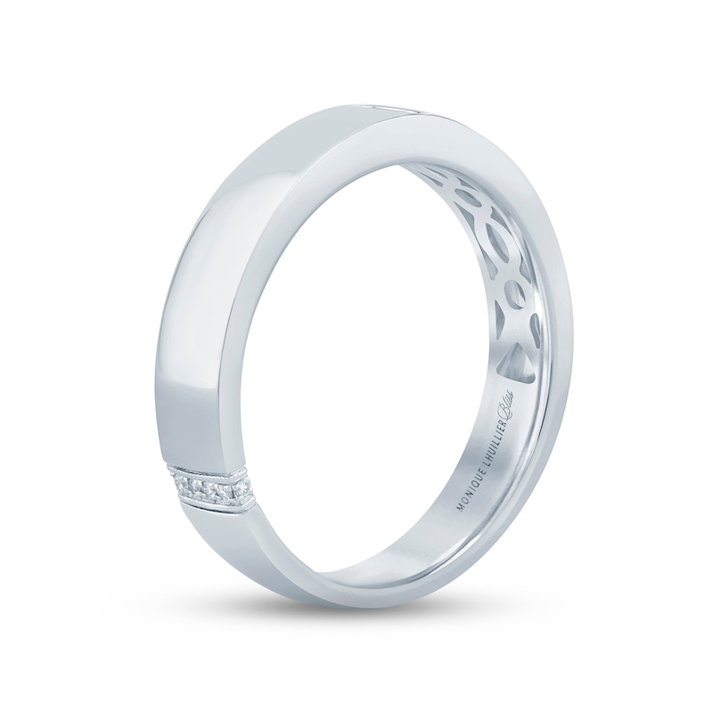 Main Image 2 of Monique Lhuillier Bliss Diamond Anniversary Band 1/10 ct tw Marquise & Round-cut 18K White Gold