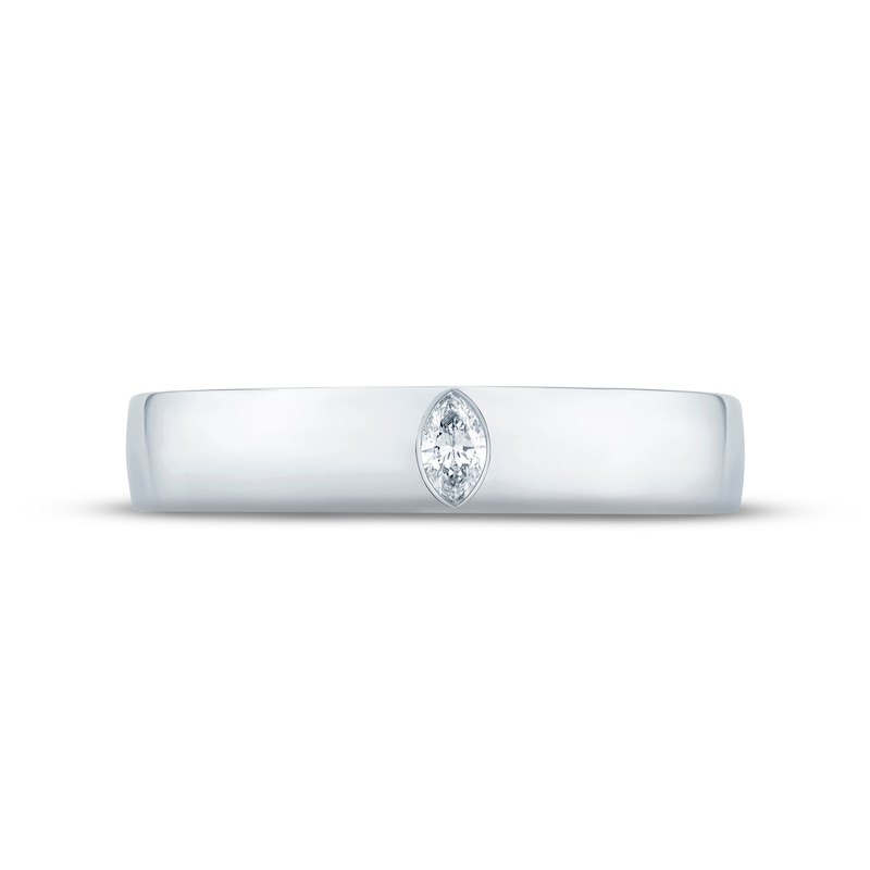 Main Image 4 of Monique Lhuillier Bliss Diamond Anniversary Band 1/10 ct tw Marquise & Round-cut 18K White Gold