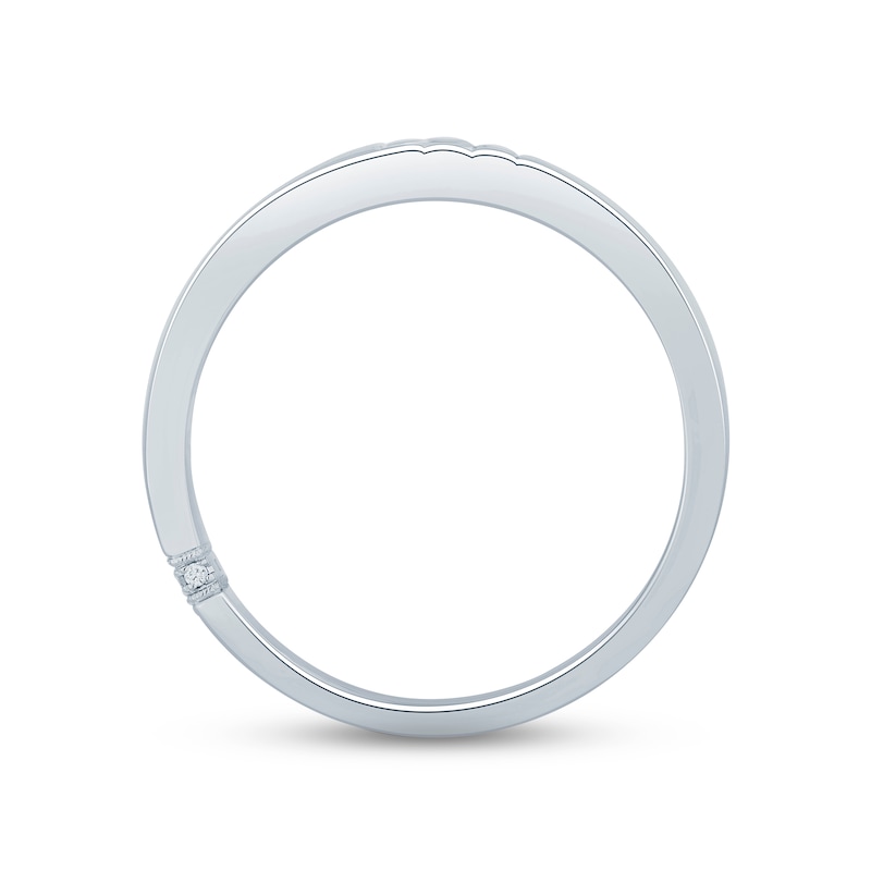 Monique Lhuillier Bliss Diamond Anniversary Band 1/4 ct tw Baguette & Round-cut 18K White Gold