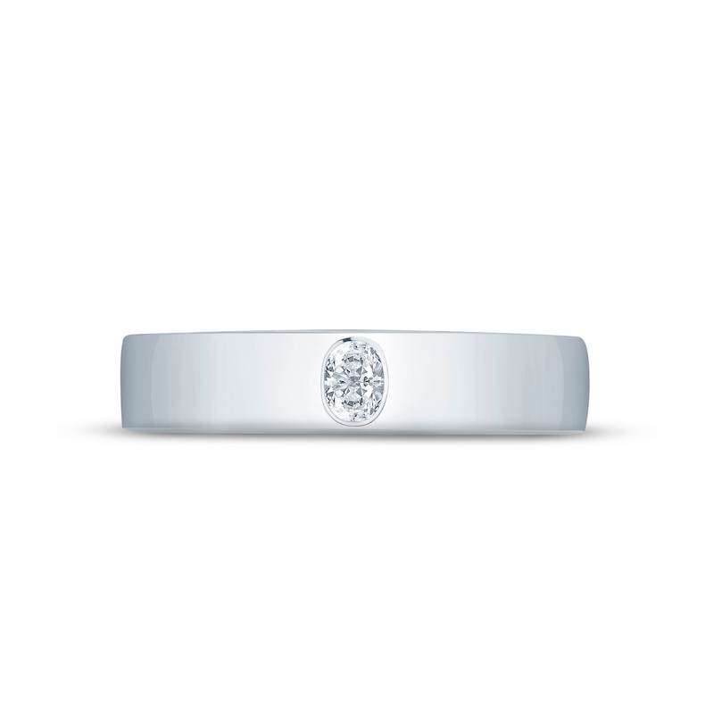 Main Image 4 of Monique Lhuillier Bliss Diamond Anniversary Band 1/4 ct tw Oval & Round-cut 18K White Gold