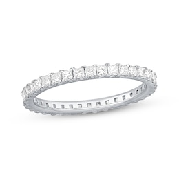 Now + Forever Diamond Eternity Ring 1 ct tw Princess-cut 14K White Gold
