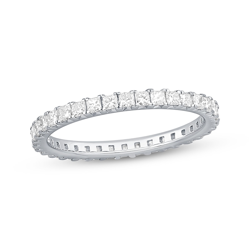 Main Image 1 of Now + Forever Diamond Eternity Ring 1 ct tw Princess-cut 14K White Gold