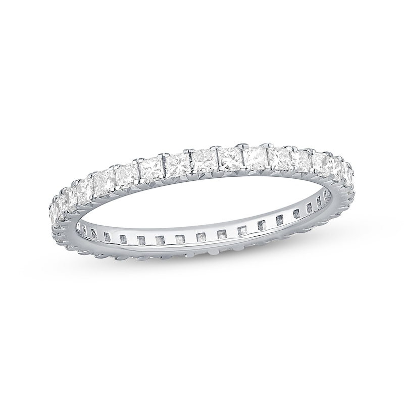 Diamond Eternity Ring 1 ct tw Princess-cut 14K White Gold