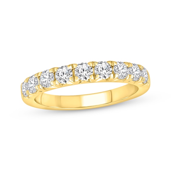 Diamond Anniversary Band 1 ct tw Round-cut 10K Yellow Gold