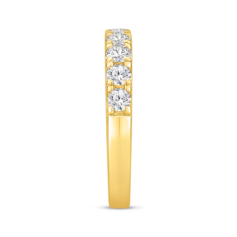 Main Image 2 of Diamond Anniversary Band 1 ct tw Round-cut 10K Yellow Gold