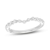 Monique Lhuillier Bliss Contoured Diamond Wedding Band 1/3 ct tw 14K White Gold