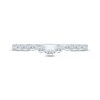 Thumbnail Image 3 of Monique Lhuillier Bliss Contoured Diamond Wedding Band 1/3 ct tw 14K White Gold