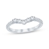 Thumbnail Image 0 of Diamond Chevron Anniversary Band 1/2 ct tw Round-cut 14K White Gold