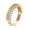 Thumbnail Image 1 of Every Moment Diamond Stacked Infinity Band 1/2 ct tw 14K Yellow Gold