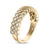 Thumbnail Image 1 of Every Moment Diamond Stacked Infinity Band 1/2 ct tw 14K Yellow Gold