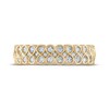 Thumbnail Image 2 of Every Moment Diamond Stacked Infinity Band 1/2 ct tw 14K Yellow Gold