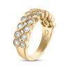 Every Moment Round-cut Diamond Infinity Ring 1 ct tw 14K Yellow Gold