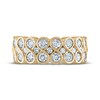 Every Moment Round-cut Diamond Infinity Ring 2 ct tw 14K Yellow Gold