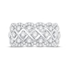 Thumbnail Image 3 of Now + Forever Diamond Scalloped Anniversary Band 1 ct tw 14K White Gold