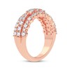Thumbnail Image 2 of Now + Forever Diamond Triple-Row Anniversary Band 1 ct tw Round-cut 14K Rose Gold