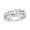 Thumbnail Image 0 of Diamond Three-Row Anniversary Band 1 ct tw Round-cut 14K White Gold