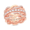 Thumbnail Image 1 of Now + Forever Round-cut Diamond Eternity Band 2 ct tw 14K Rose Gold