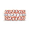 Thumbnail Image 3 of Now + Forever Round-cut Diamond Eternity Band 3 ct tw 14K Rose Gold