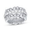 Thumbnail Image 1 of Now + Forever Round-cut Diamond Eternity Band 3 ct tw 14K White Gold