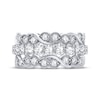 Thumbnail Image 3 of Now + Forever Round-cut Diamond Eternity Band 3 ct tw 14K White Gold