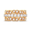 Thumbnail Image 3 of Now + Forever Round-cut Diamond Eternity Band 3 ct tw 14K Yellow Gold