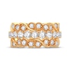 Thumbnail Image 2 of Round-cut Diamond Eternity Band 3 ct tw 14K Yellow Gold