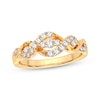 Thumbnail Image 1 of Now + Forever Diamond Twist Anniversary Band 1/3 ct tw 14K Yellow Gold