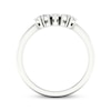 Thumbnail Image 4 of Now + Forever Marquise & Baguette-Cut Diamond Enhancer Ring 1/3 ct tw 14K White Gold