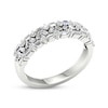 Thumbnail Image 2 of Now + Forever Baguette & Round-Cut Diamond Anniversary Band 1/2 ct tw 14K White Gold