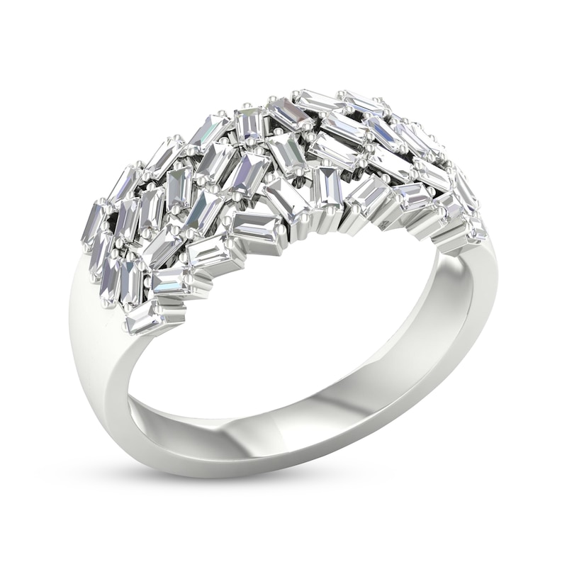 Main Image 2 of Now + Forever Baguette-Cut Diamond Anniversary Band 3/4 ct tw 14K White Gold