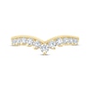Thumbnail Image 3 of Now + Forever Diamond Chevron Anniversary Band 1/2 ct tw 14K Yellow Gold