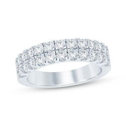 Now + Forever Round-Cut Diamond Anniversary Band 1 ct tw 14K White Gold