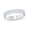 Thumbnail Image 1 of Now + Forever Round-Cut Diamond Anniversary Band 1/4 ct tw 10K White Gold