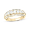 Thumbnail Image 1 of Now + Forever Round-Cut Diamond Three-Row Anniversary Band 1 ct tw 14K Yellow Gold