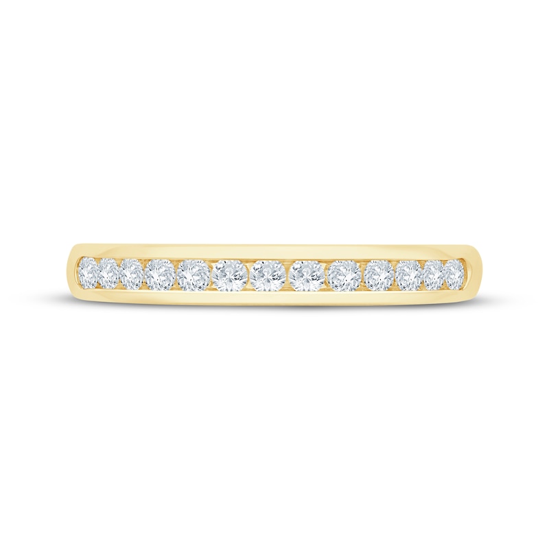 Main Image 3 of Now + Forever Round-Cut Diamond Anniversary Band 1/4 ct tw 14K Yellow Gold