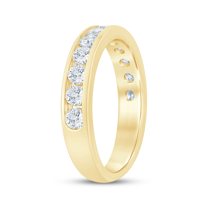 Main Image 2 of Now + Forever Round-Cut Diamond Anniversary Band 1 ct tw 14K Yellow Gold